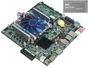 High Performance Mini ITX Motherboard QM6100 with Intel Alder Lake 12th/13th/14th Gen I3 I5 I7 I9 for Digital Kiosk