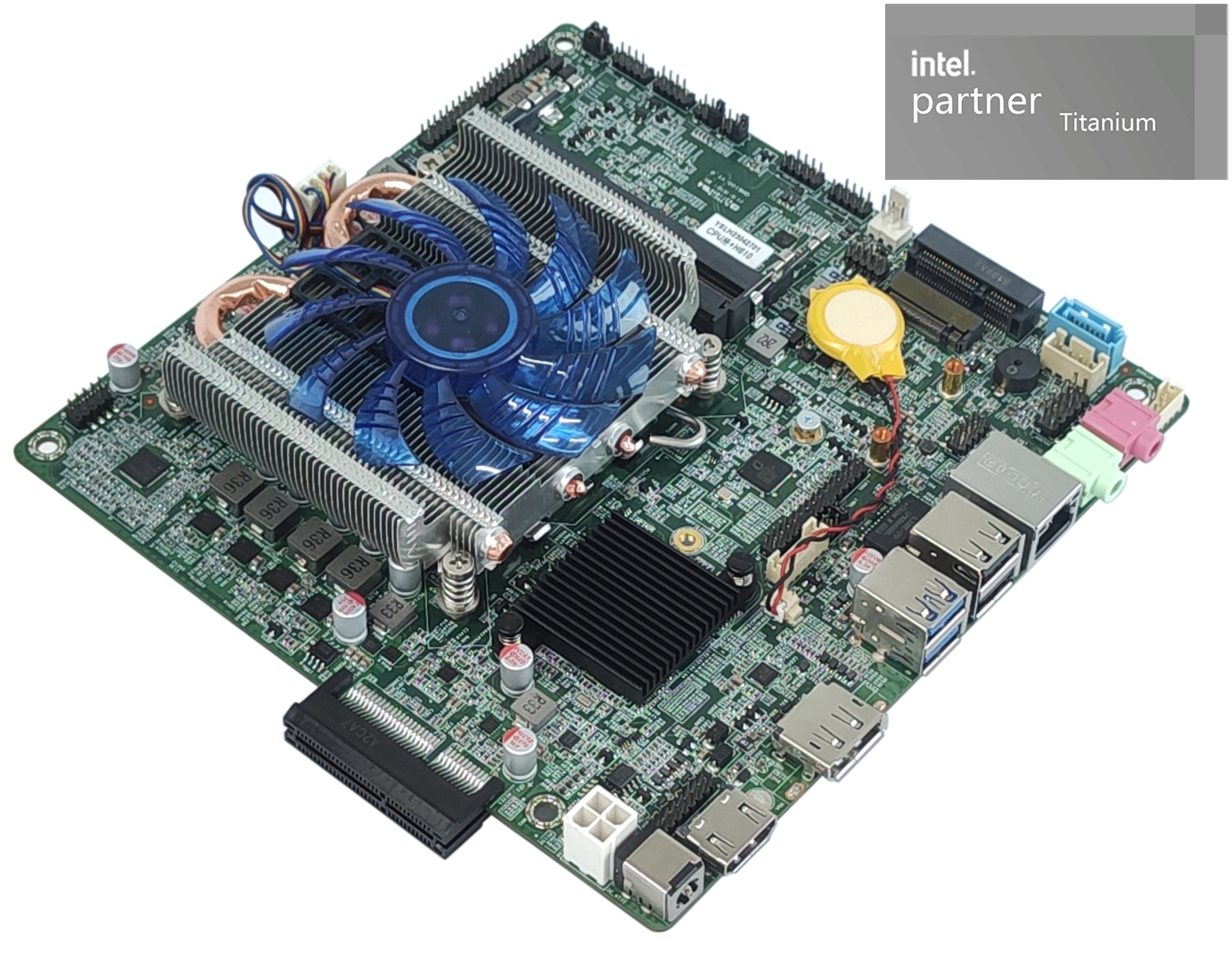 High Performance Mini ITX Motherboard QM6100 with Intel Alder Lake 12th/13th/14th Gen I3 I5 I7 I9 for Digital Kiosk