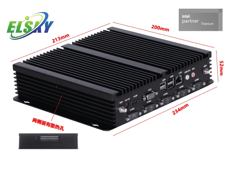 J1900 Fanless Industrial PC for Automation 