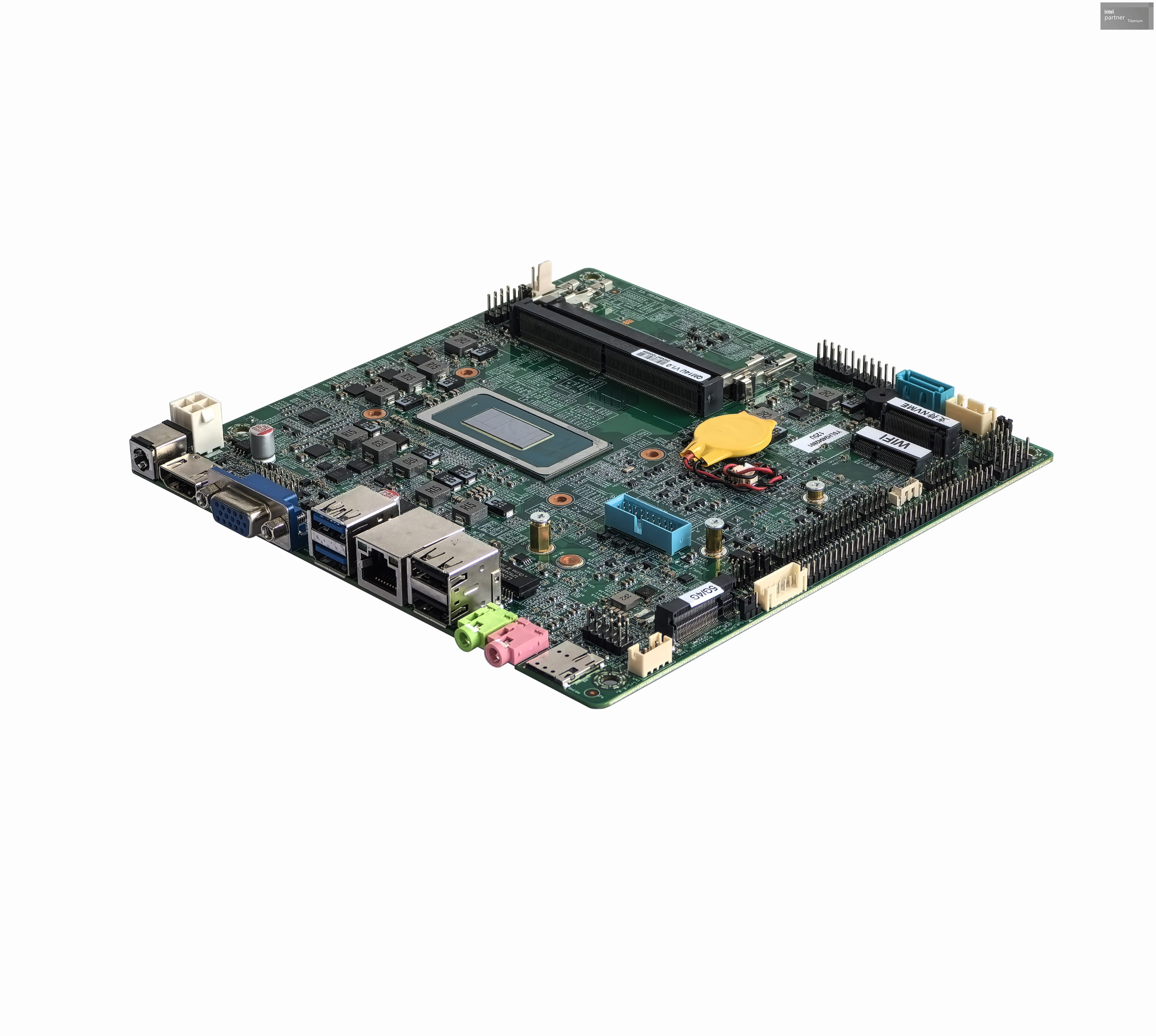 DC12V Industrial Motherboard U5-125U, 16GB RAM, 512GB SSD, WIFI, Windows 10/11 for Road display