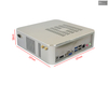 DC19V High performance Industrial PC U9-185H, DDR5 96GB RAM, M.2 NVME 2TB, WIFI, Windows 10/11 USB,RJ45,COM RS232,for Artificial counter