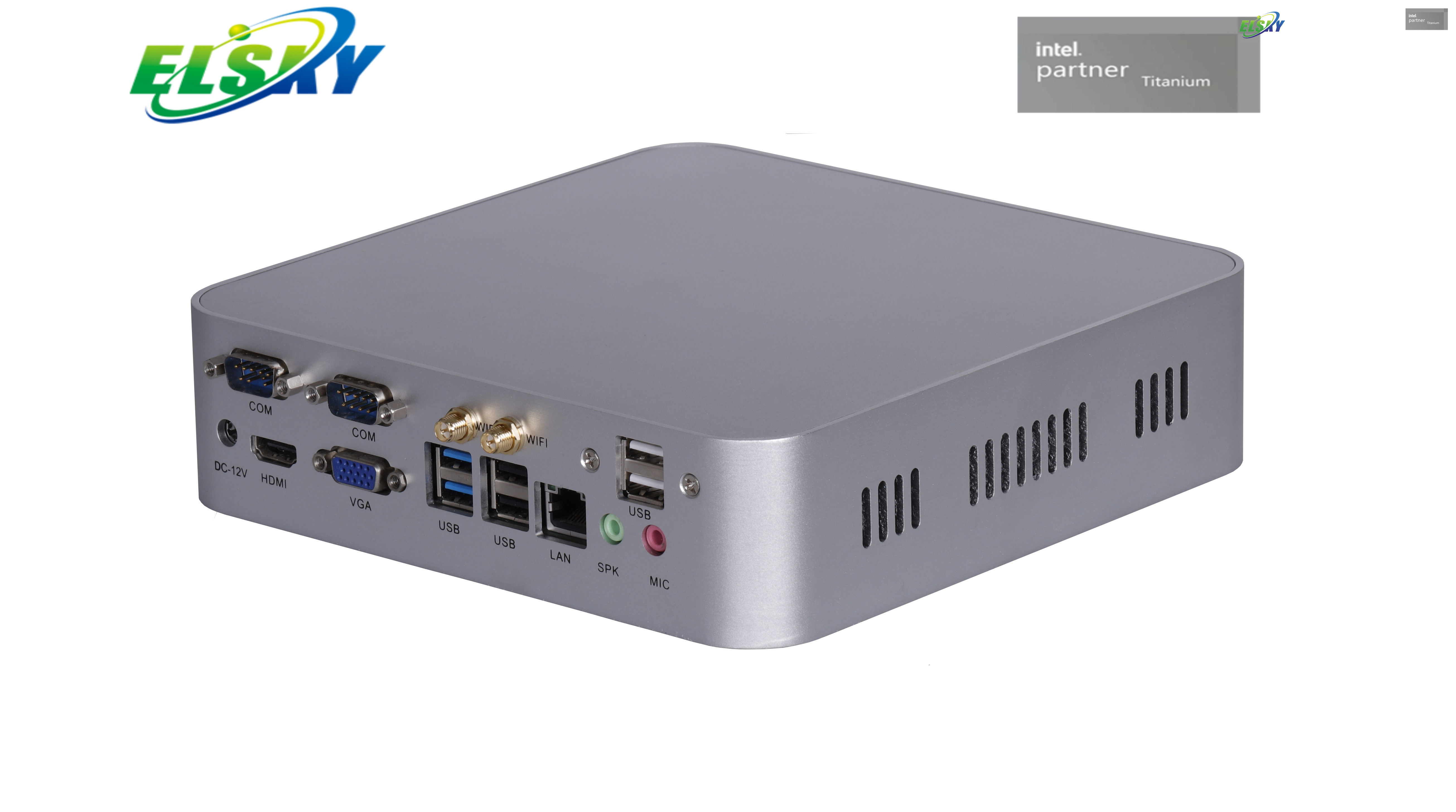 China Industrial PC Supplier Wholesale 1037U/I3/I5/I7 Fanless Mini PC for Kiosks