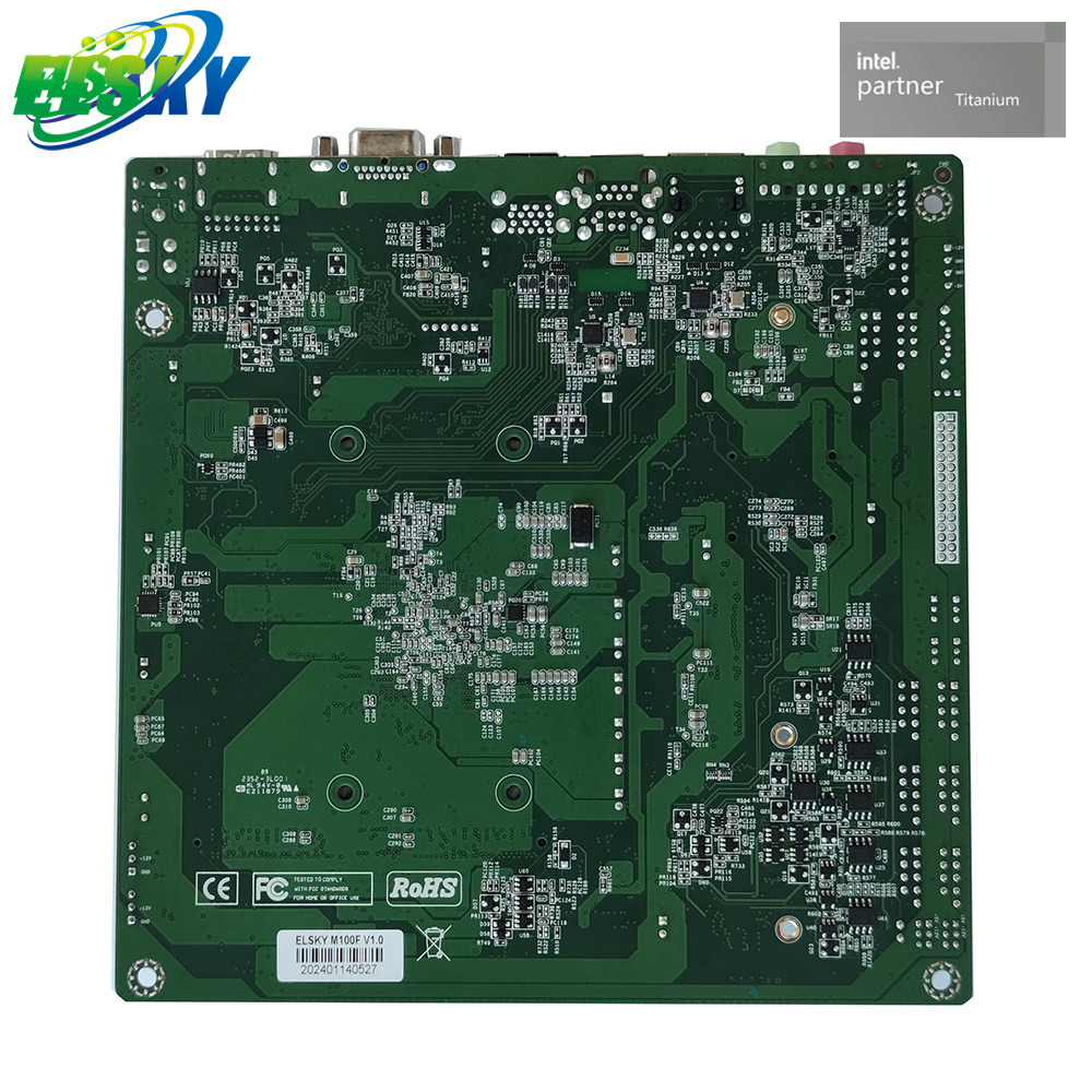 Compact Embedded Fanless Motherboard for Intelligent City, Financial, Retails, Transportation and Commercial Display