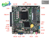 LGA1151 H310 chipset manufacturer ITX motherboard for sale 