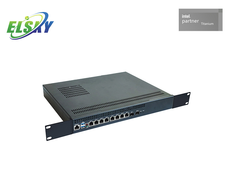 Mini PC for Network Security with Intel 6th/7th Gen And 8*LAN Ports