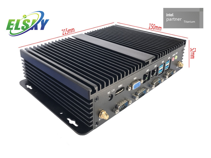 Rugged Mini Industrial PC with 6 COM Ports
