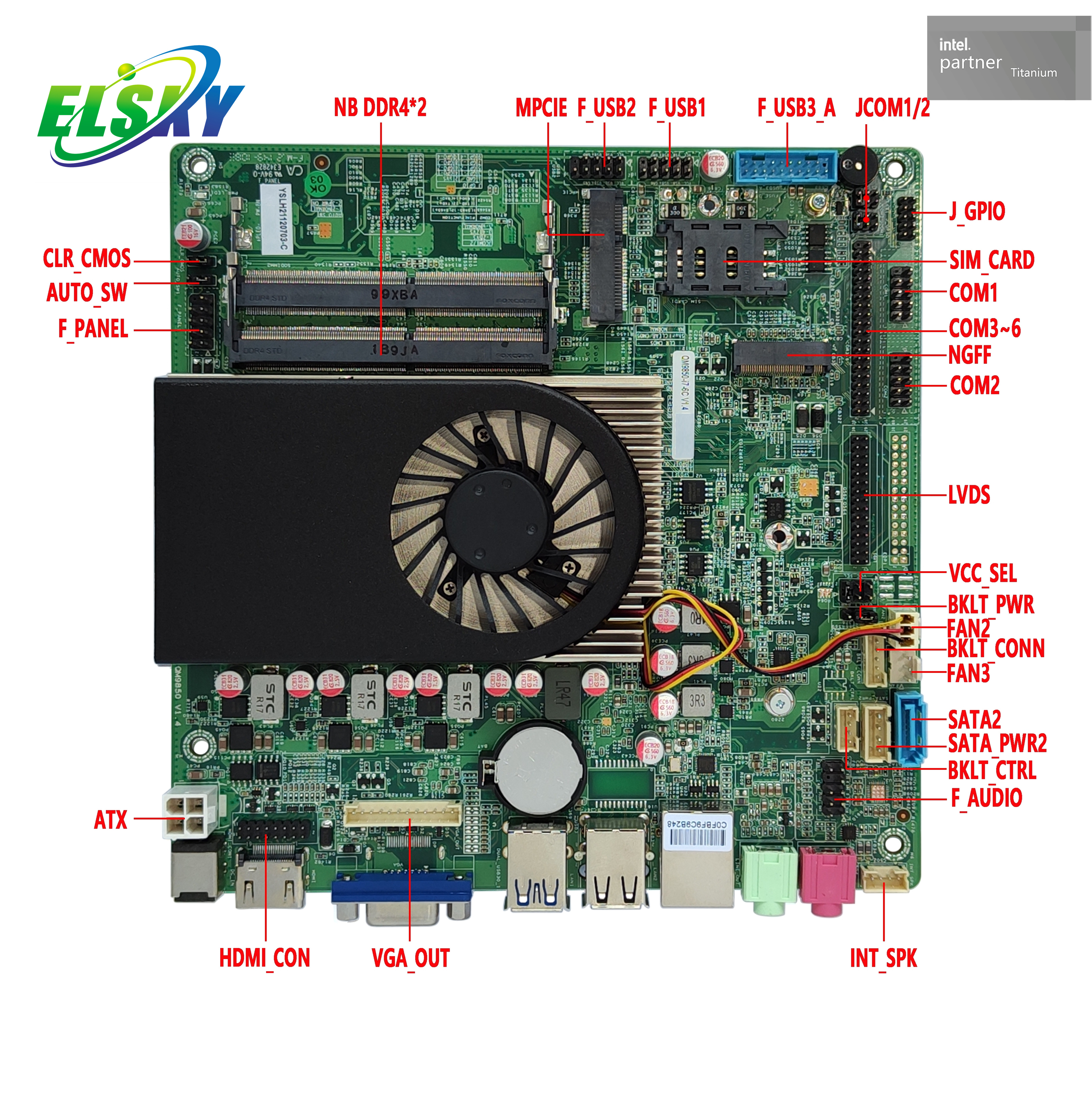 Industrial Or Business Mini PC Motherboard Factory Wholesale Wide Temp Boards