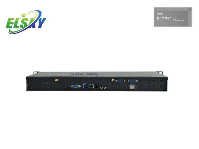  Rugged Industrial Computer 1U Server with Silent Fan for Edge Servers