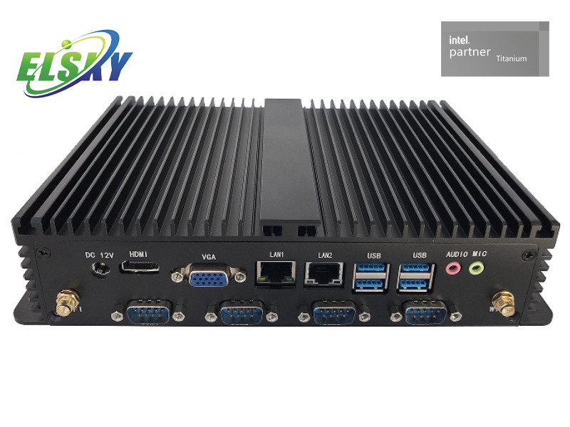 Rugged Mini Industrial PC with 6 COM Ports