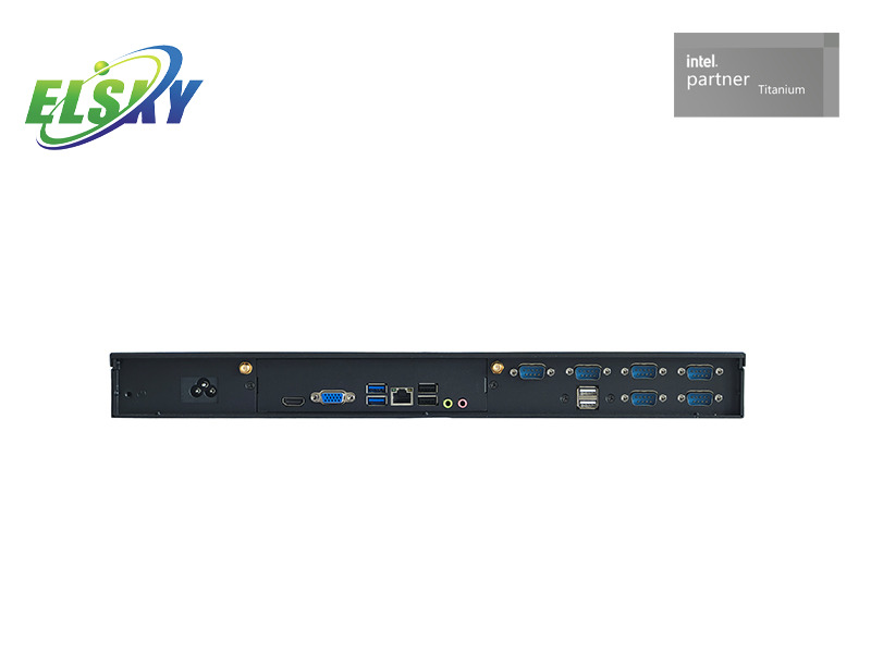 Rugged Industrial Computer 1U Server with Silent Fan for Edge Servers