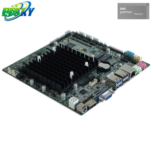 Compact Embedded Fanless Motherboard for Intelligent City, Financial, Retails, Transportation and Commercial Display