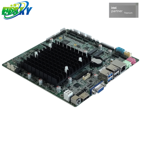 Compact Embedded Fanless Motherboard for Intelligent City, Financial, Retails, Transportation and Commercial Display