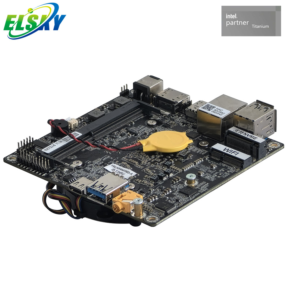 Compact Mini Small NUC Motherboard for Intelligent Financial, Retails, Transportation, Medical Care