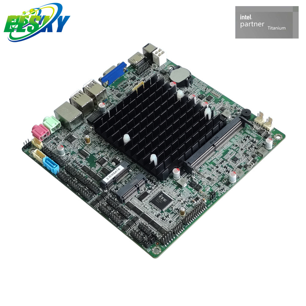 Feature - Rich Fanless Low Power Consumption Motherboard for Business PC, Intelligent Retails and Transportation