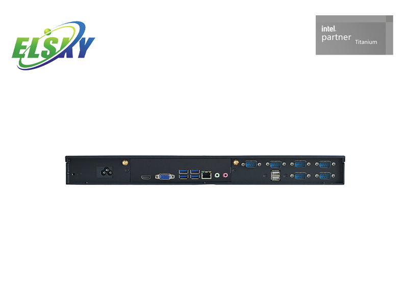  Rugged Industrial Computer 1U Server with Silent Fan for Edge Servers