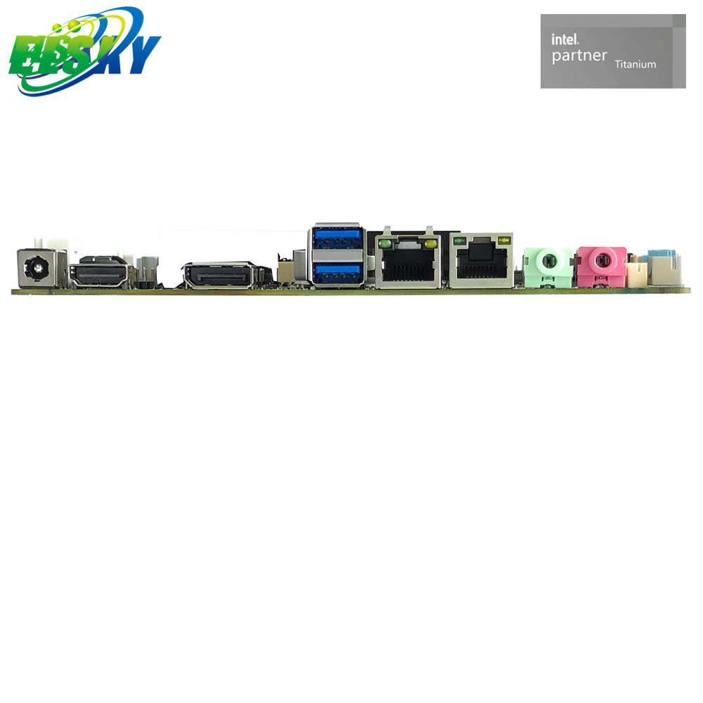 Compact Embedded Fanless Motherboard for Intelligent City, Financial, Retails, Transportation and Commercial Display