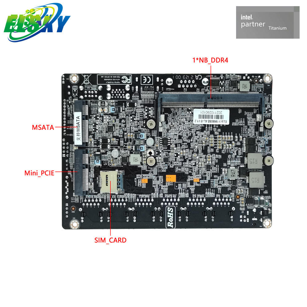 Efficient 6*RJ45-LAN Ports Motherboard for Computing, Intelligent Network Security, Commercial Display