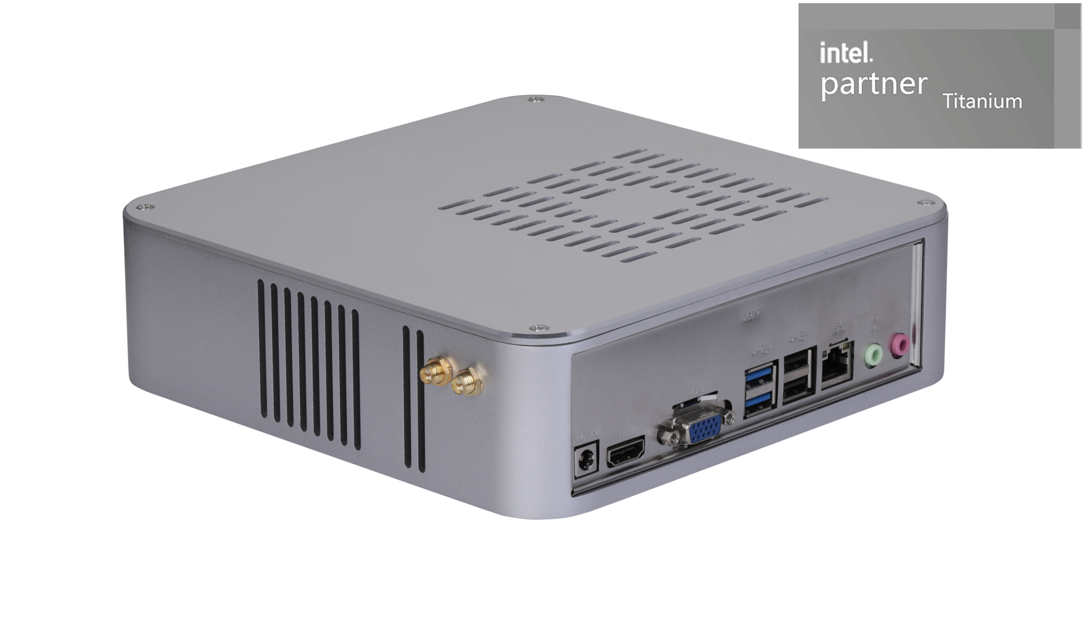 ELSKY Manufacturer DC19V MINI PC U5-125U, DDR5 64GB RAM, M.2 NVME 1TB, WIFI and BT, Windows 10/11 USB,RJ45,COM RS232,for Mall display