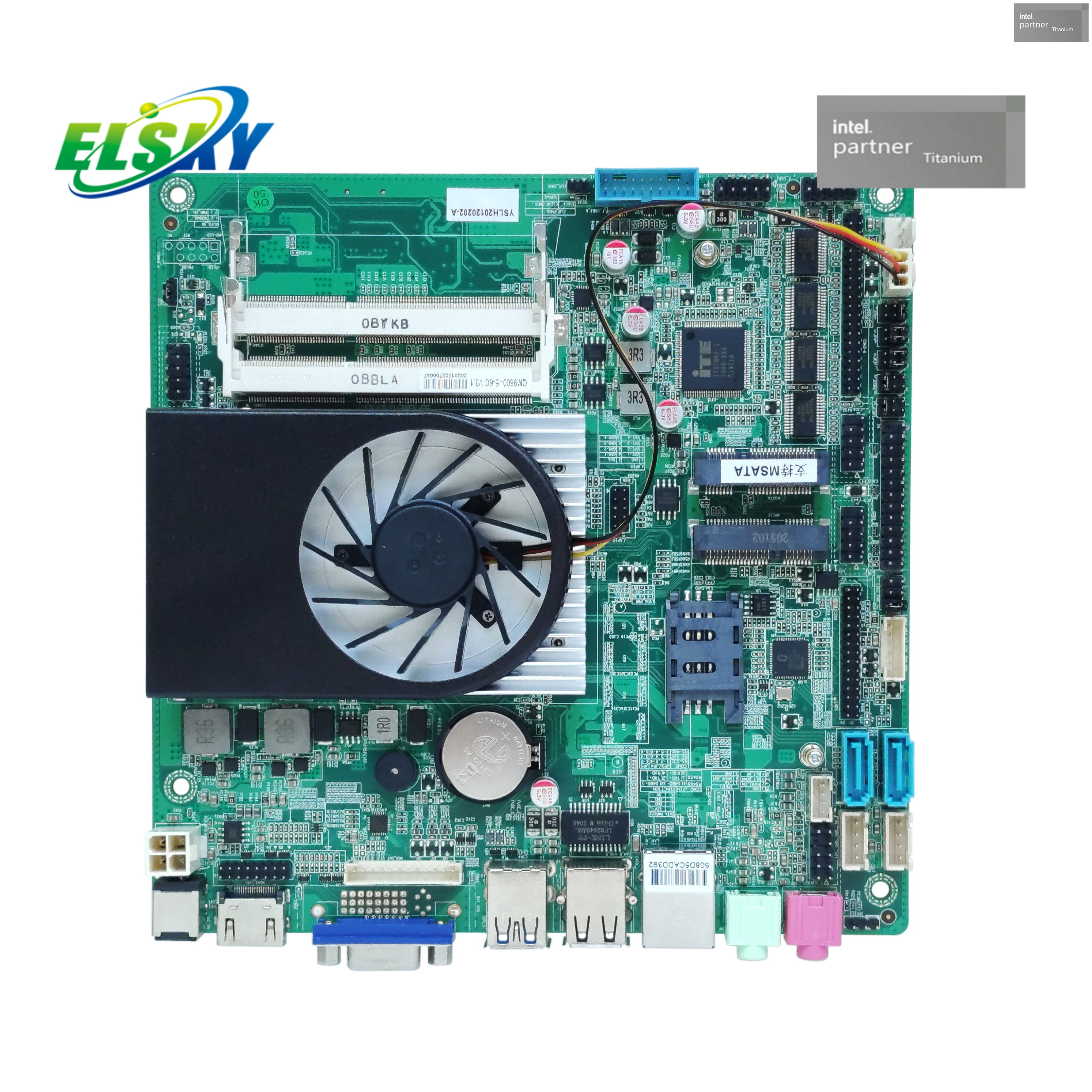 ELSKY QM9600/QM9700 Motherboard 6/7th Gen Industrial Mainbboard for High-Performance Industrial SBC with Intel X86 Processor