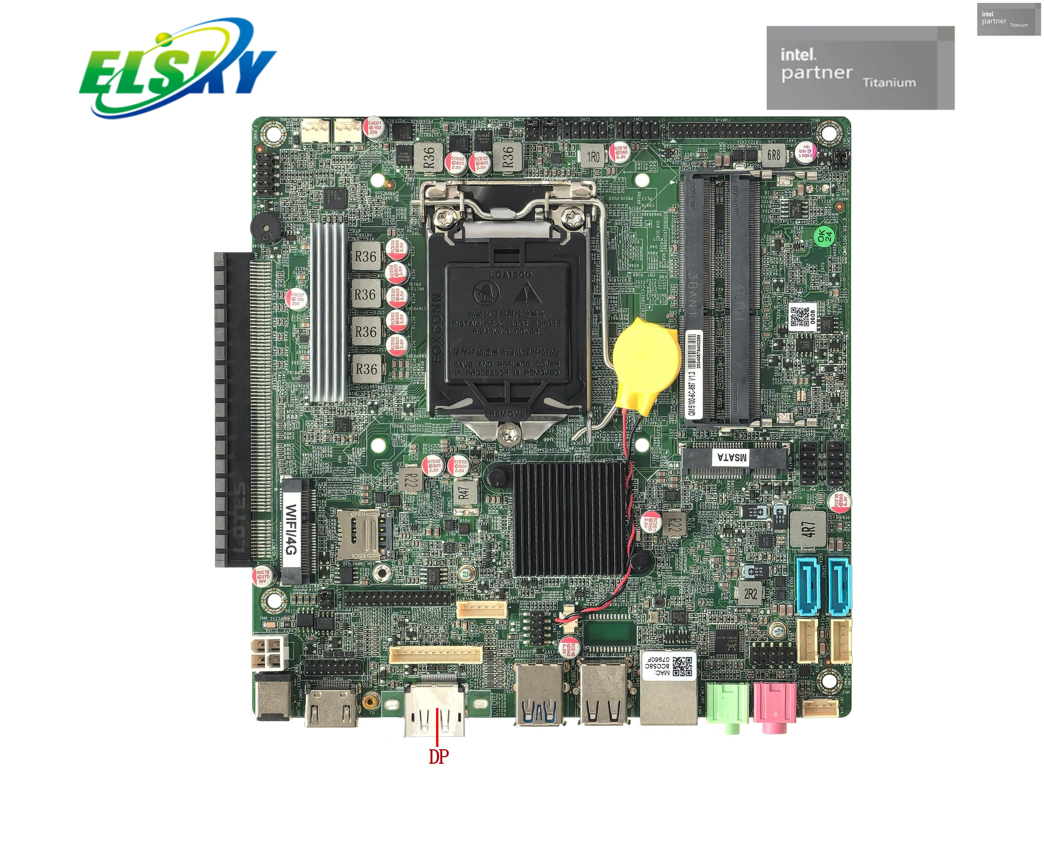 Motherboard Manufacturer Custom China QM5100 Ind/Desktop PC Support