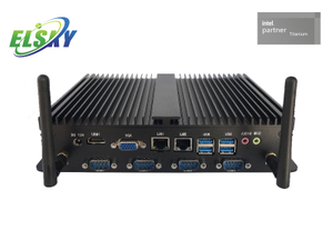 Rugged Mini Industrial PC with 6 COM Ports