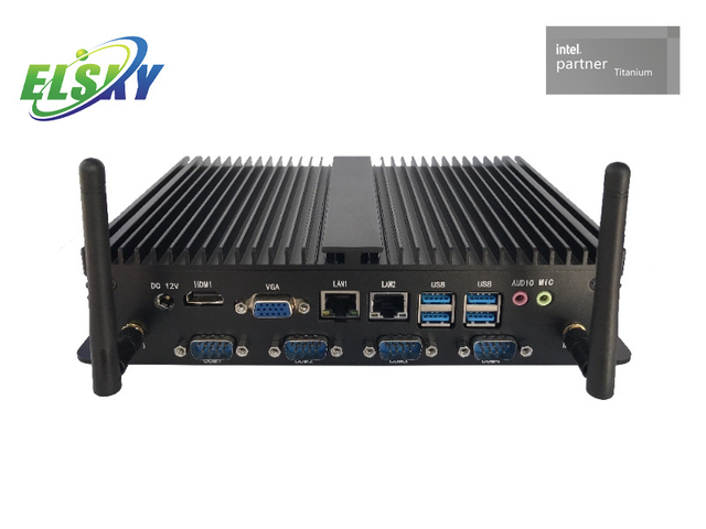 Rugged Mini Industrial PC with 6 COM Ports