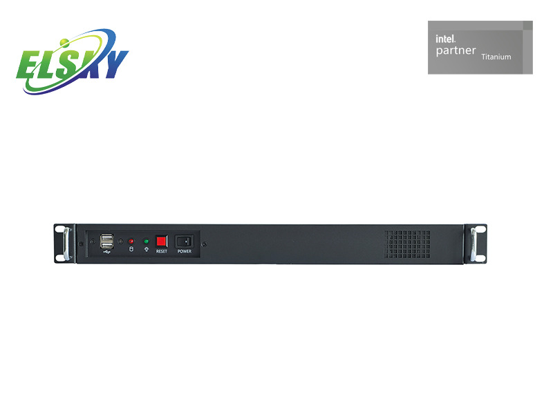  Rugged Industrial Computer 1U Server with Silent Fan for Edge Servers