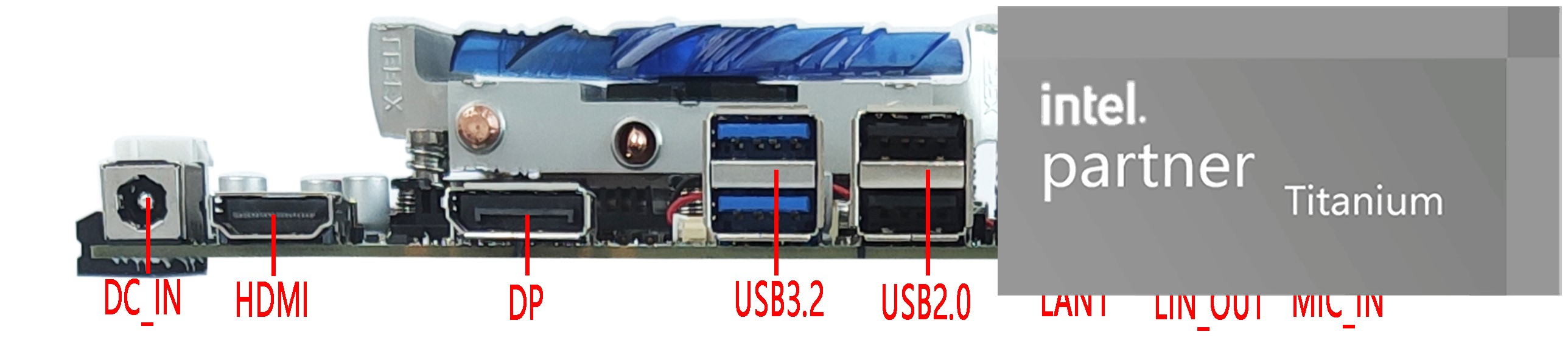 High Performance Mini ITX Motherboard QM6100 with Intel Alder Lake 12th/13th/14th Gen I3 I5 I7 I9 for Digital Kiosk