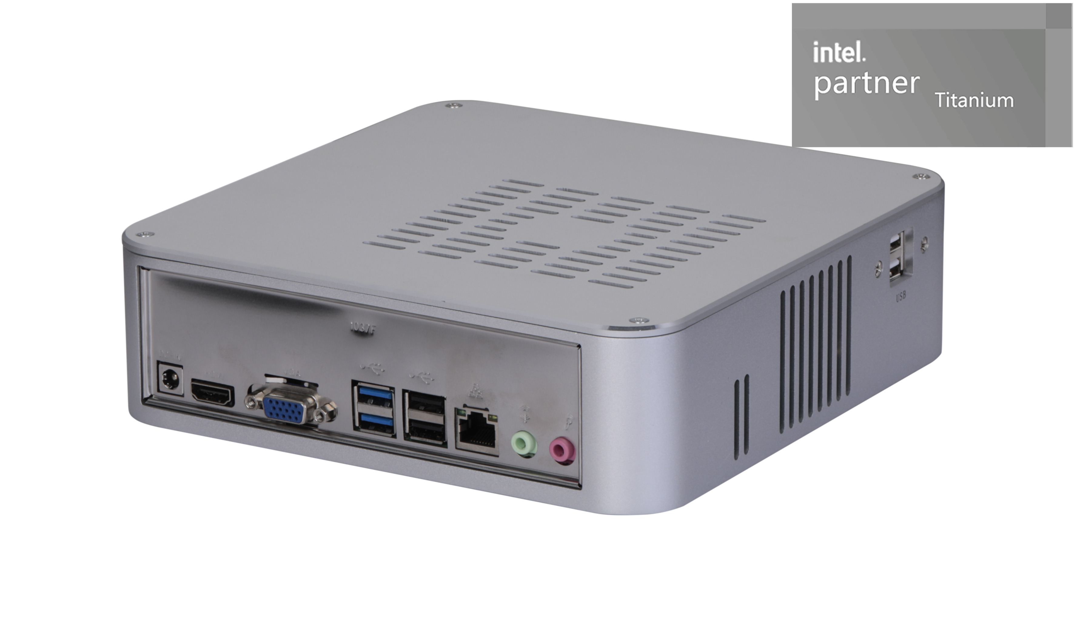 ELSKY Manufacturer DC19V MINI PC U5-125U, DDR5 64GB RAM, M.2 NVME 1TB, WIFI and BT, Windows 10/11 USB,RJ45,COM RS232,for Mall display