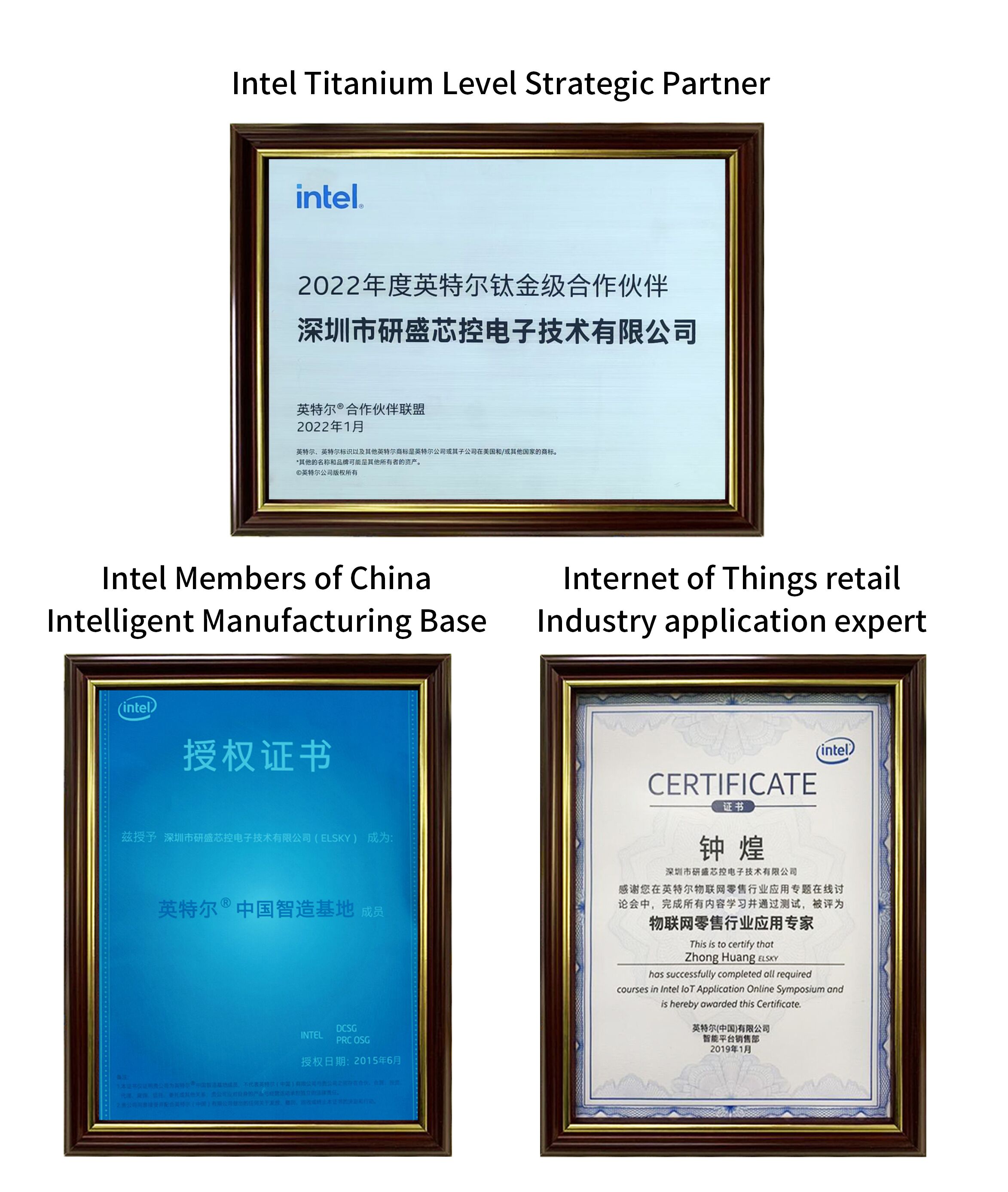 Intel Titanium strategic partner
