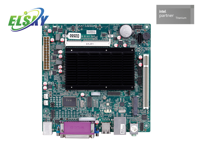 D25G2 D25G6 Intel Atom Mini-ITX Motherboard for Fanless Industrial PC
