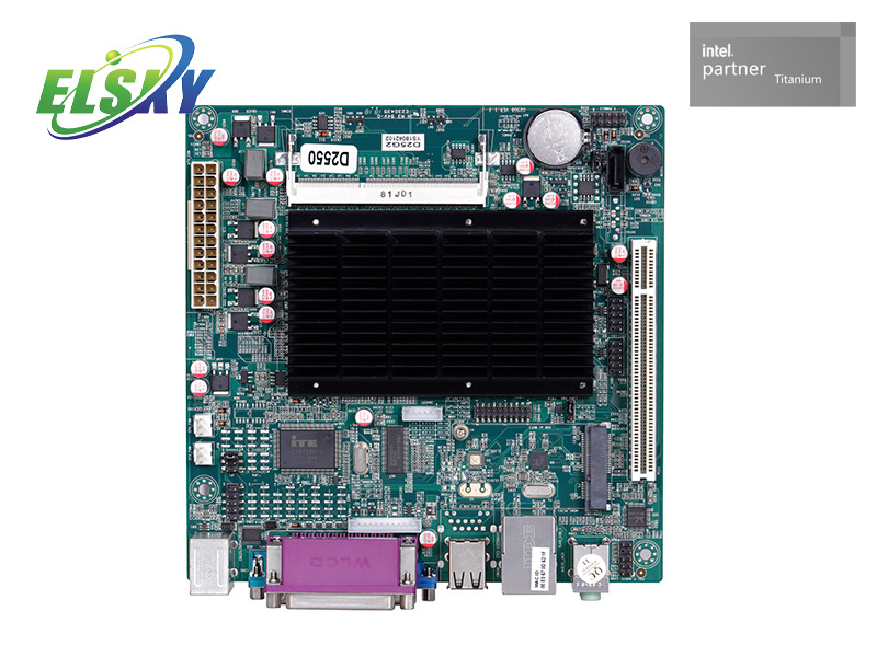 D25G2 D25G6 Intel Atom Mini-ITX Motherboard for Fanless Industrial PC