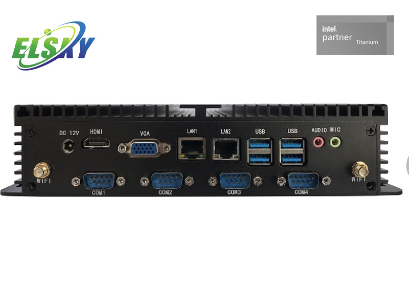 Rugged Mini Industrial PC with 6 COM Ports