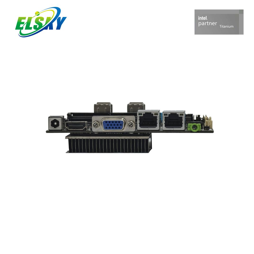 Wide Voltage Industrial Board 12-24V 12th Gen 4K HDMI M.2 SSD Optional Dual LAN 