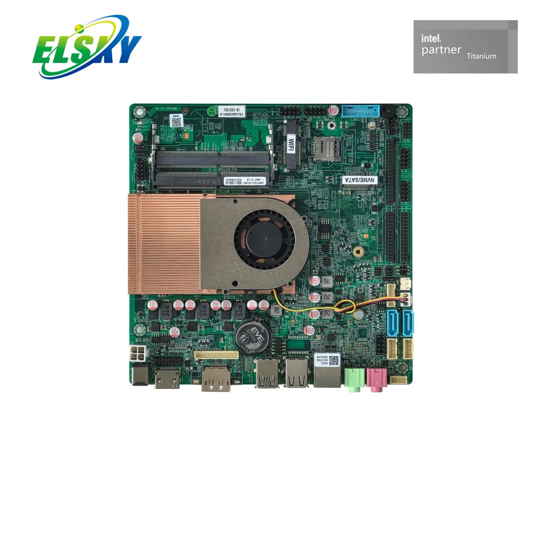 Mini-ITX Motherboard Manufacturer 8th Gen Whiskey Lake 4K Dual LAN Wholesale China for Industrial