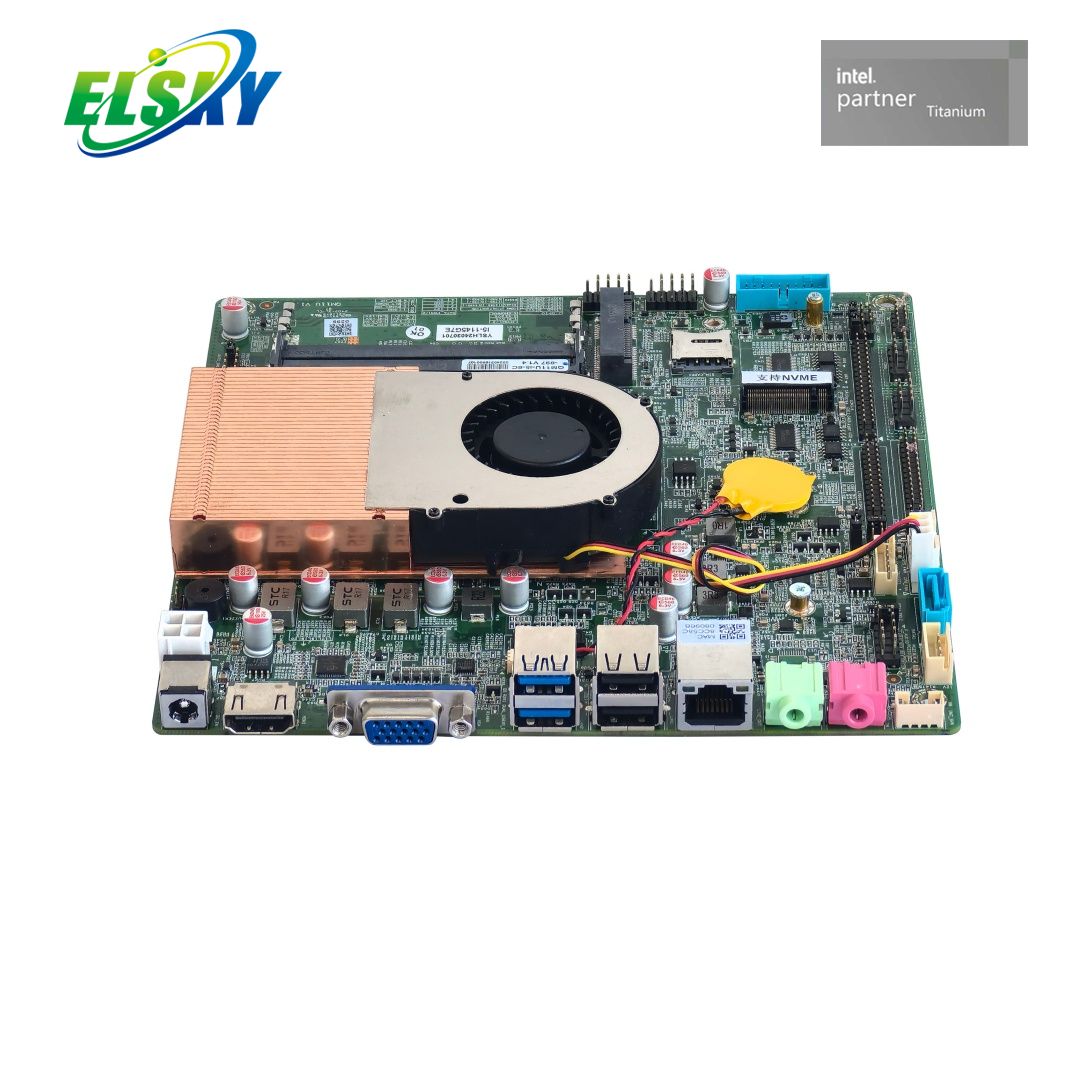  Mini-ITX Motherboard 11th Gen Tiger Lake 4K HDMI Dual LAN M.2 Type-C for Industrial