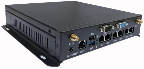 Firewall Mini Pc J1900 Fanless RJ45 1000M 6lan or Bypass,PfSense Software,Firewall
