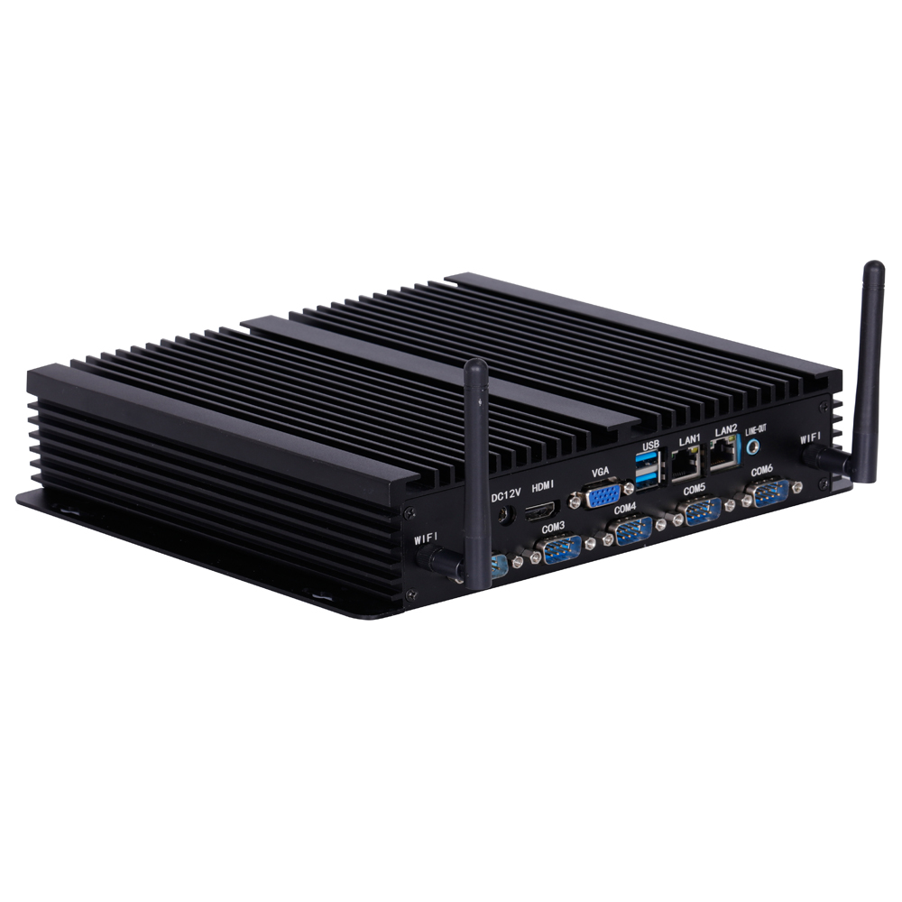 Industrial Computer Pc I3-6100U/i5-6200U/i7-6500U 2*SO-DDR3L/1600/1866 Max.16GB HD-MI VGA LVDS 2*SATA3.0/1*MSATA3.0/1000M Lan