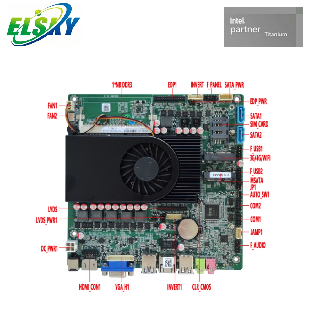 China Manufacturer Mini-itx Motherboard Intel 2nd And 3rd Generation CPU DDR3 Memory Mini-pcie SSD EDP HDMI