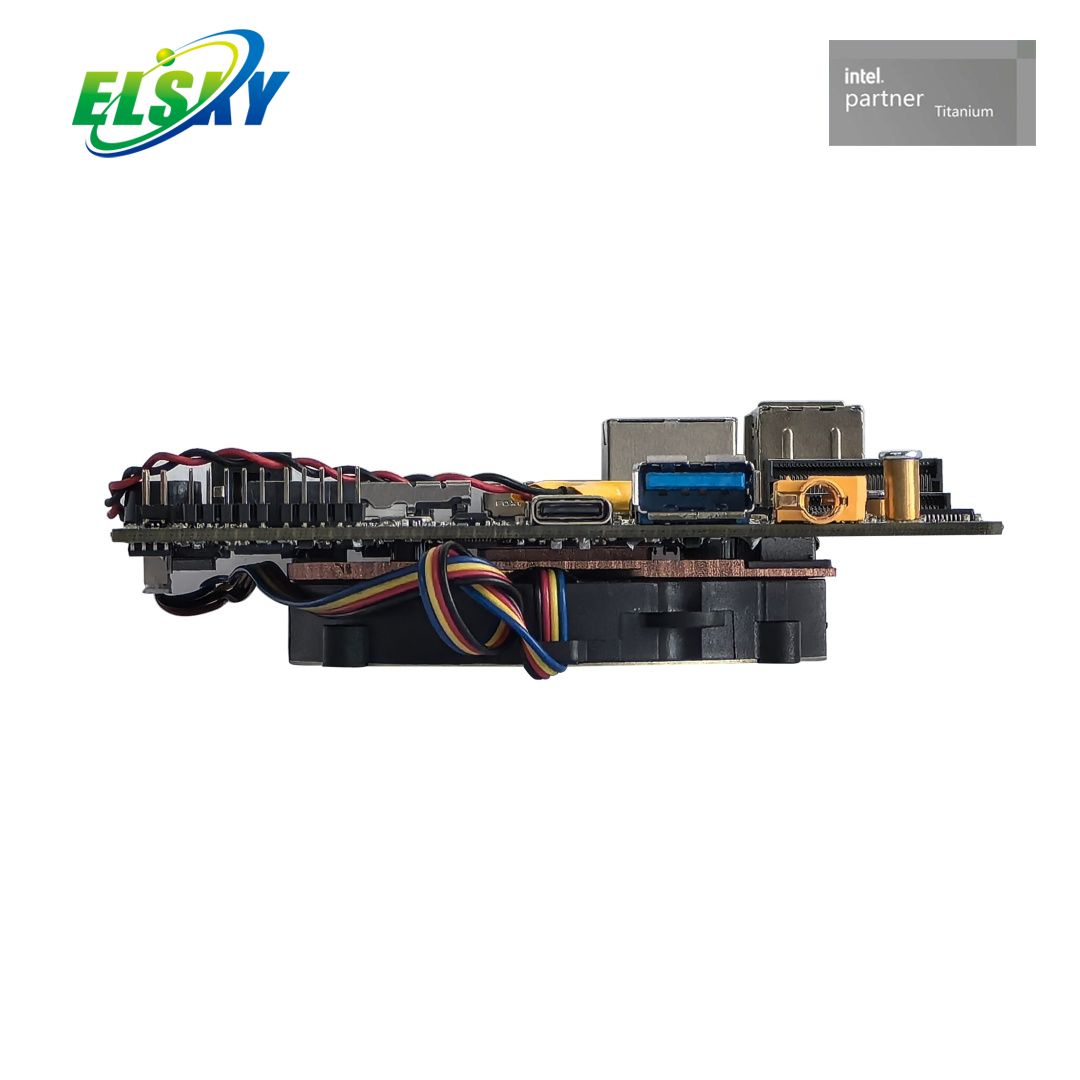 100x100mm Mini Mainboard 13th Gen DDR4 4K HDMI Type-C M.2 for Industrial