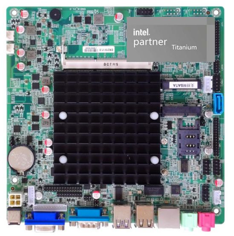 Cheap Motherboard with Intel CPU J1800 J1900 RJ45-LAN VGA LVDS EDP for Windows 10，Windows 8，Windows 7，Linux