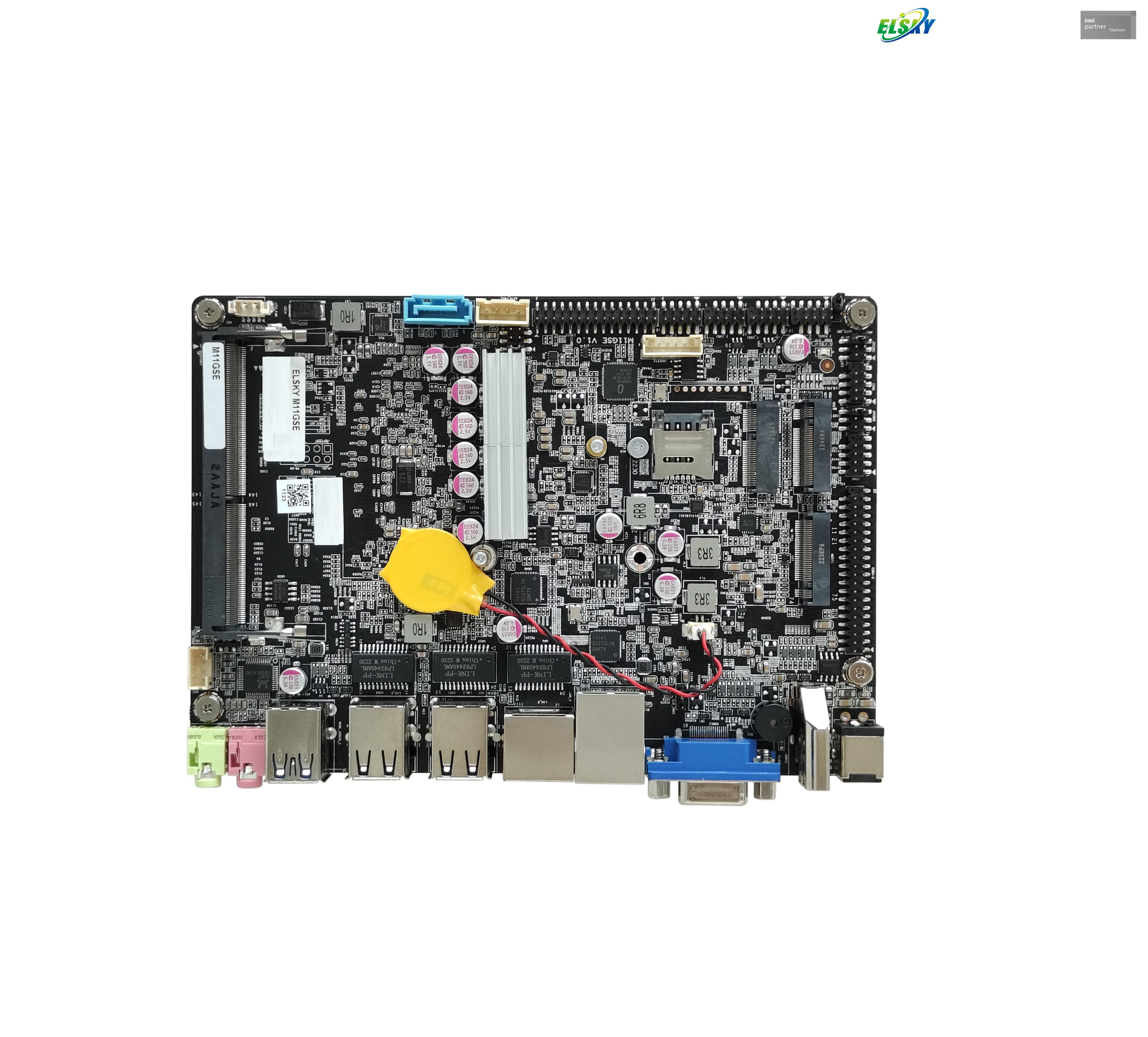 4 inch Multiple Lan Ports Motherboard with Intel Tiger Lake 11th Generation CPU I3-1115G4/1125G4 I5-1135G7E/1145G7 I7-1165GRE /1185G7
