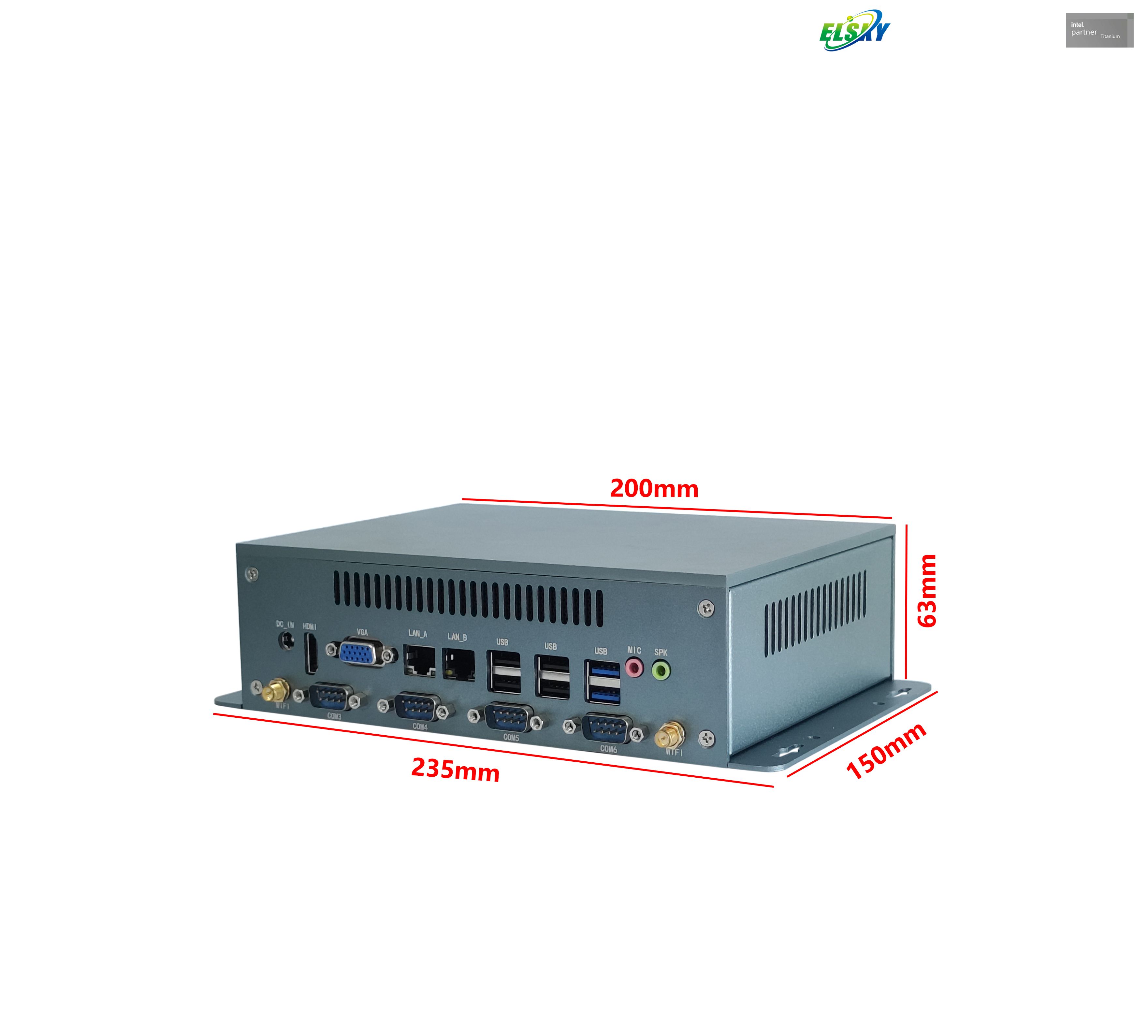 Motherboard with Multiple LAN 2/3/4*RJ45-LAN with Intel 8th/10th Generation CPU I3-8145U/10110U I5-8365U/10210U I7-8665U/10510U