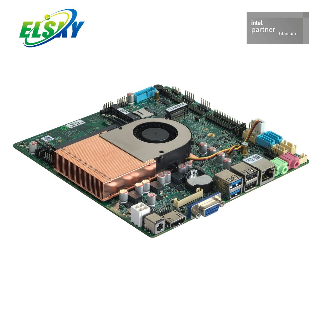 Mini-ITX Motherboard Manufacturer 8th Gen Whiskey Lake 4K Dual LAN Wholesale China for Industrial