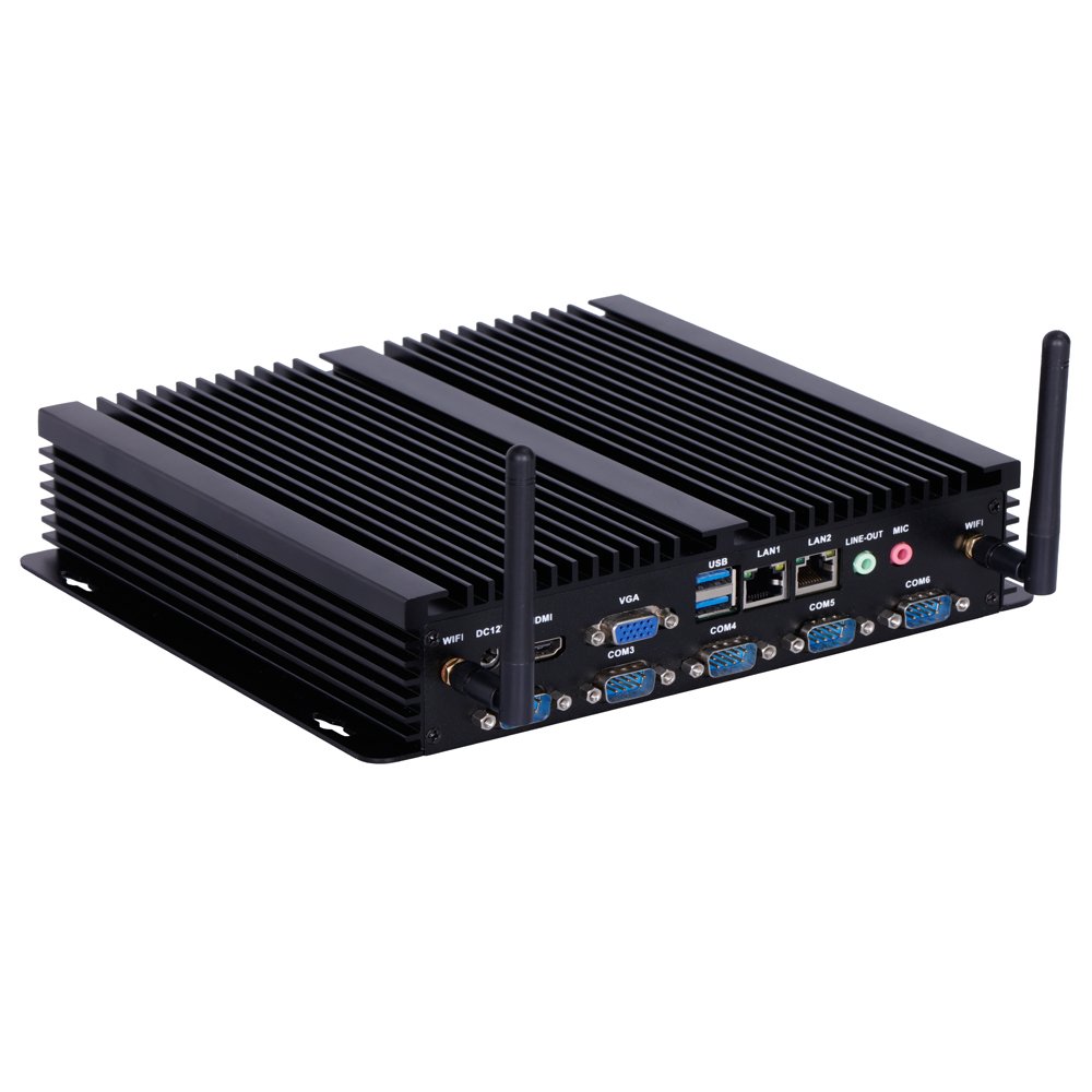 Industrial Computer Pc I3-6100U/i5-6200U/i7-6500U 2*SO-DDR3L/1600/1866 Max.16GB HD-MI VGA LVDS 2*SATA3.0/1*MSATA3.0/1000M Lan