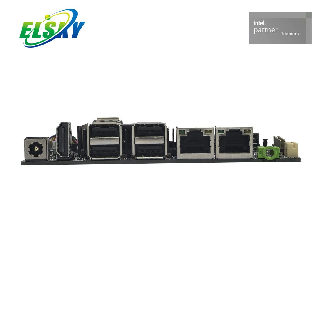 J6412 Quad-Core NANO-ITX Industrial Board 4x 2.5GbE 4K HDMI M.2 SSD 12V/19V