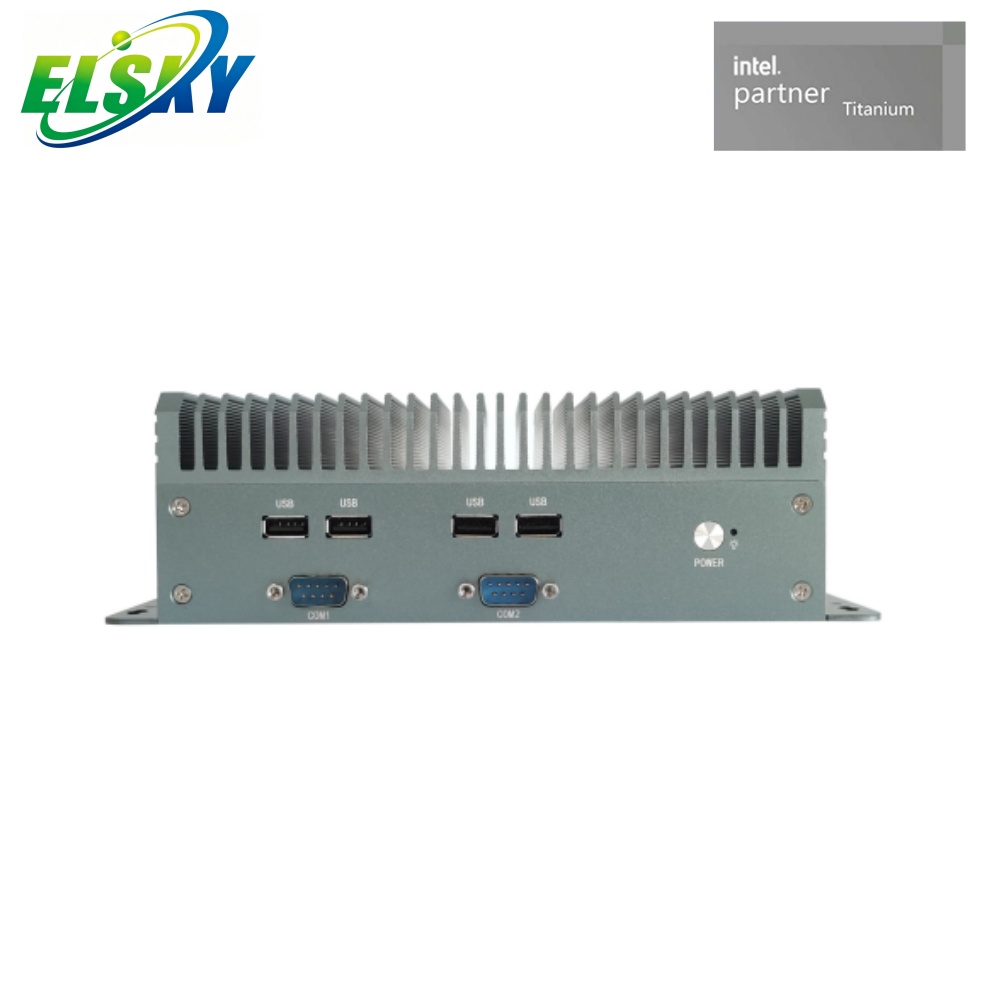 Industrial Fanless Mini PC with Intel 8/10th Gen CPU & 6 COM Ports