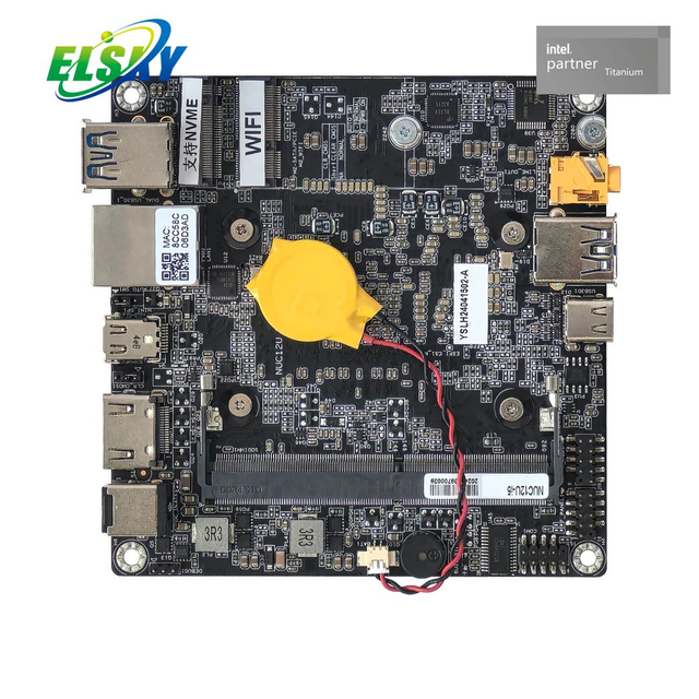 임베디드 보드 12세대 DDR4 HDMI Type-C 12-24V 와이드 전력 