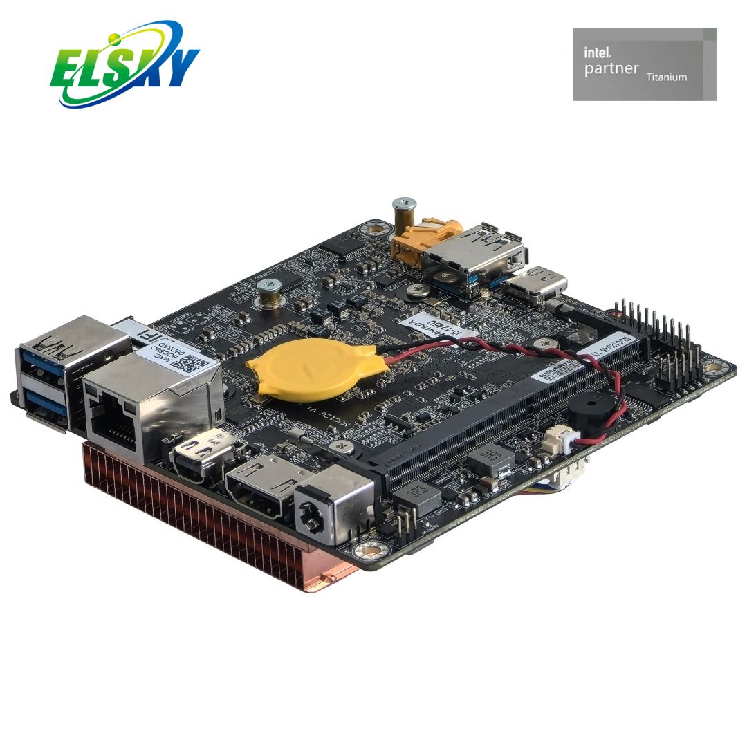 100x100mm Mini Mainboard 13th Gen DDR4 4K HDMI Type-C M.2 for Industrial