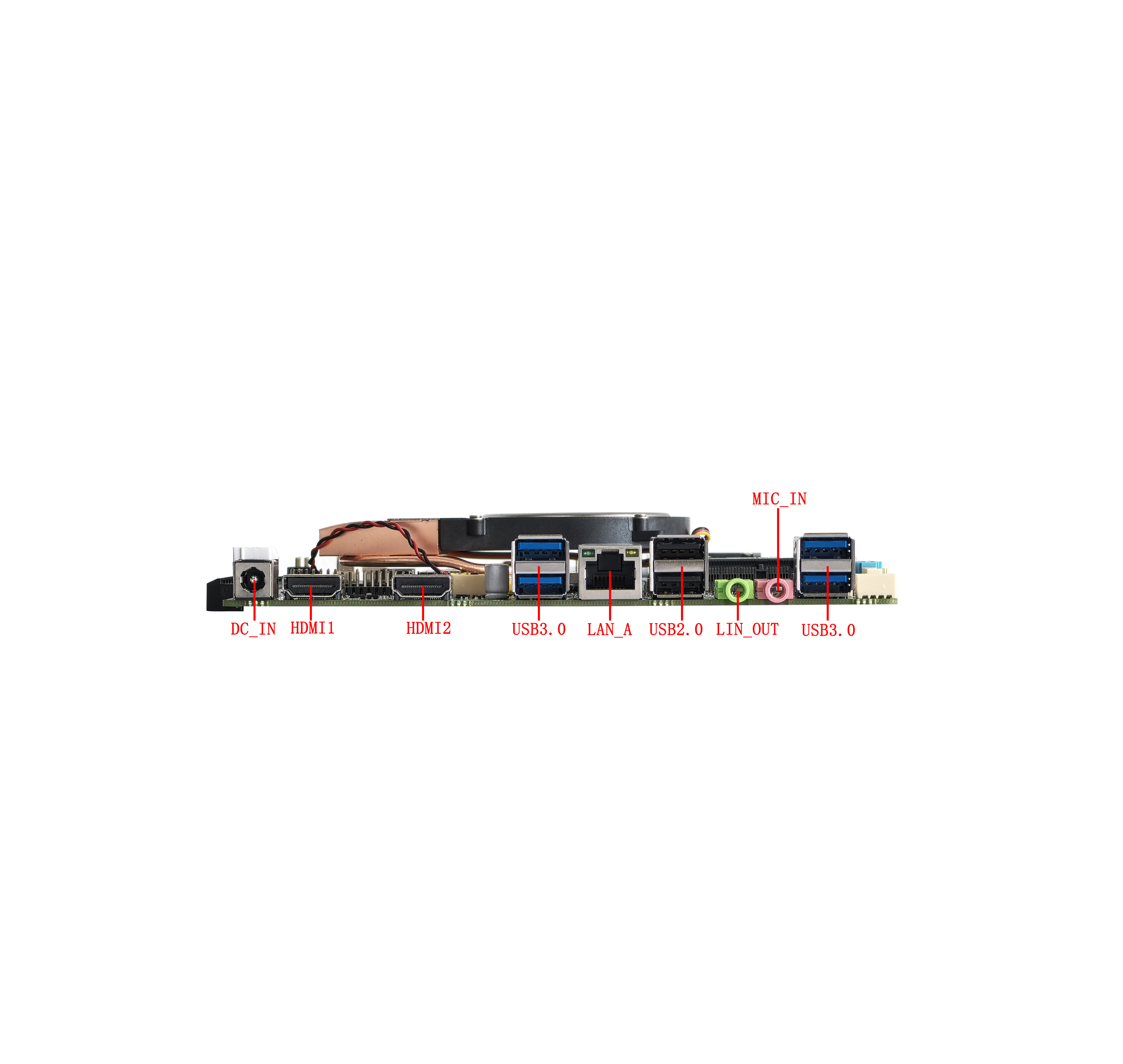  Mini itx Motherboard with Intel 6th 7th generation 2*HD-MI 4K LVDS 2K Dispaly VGA optional 6COM 2LAN 6USB etc
